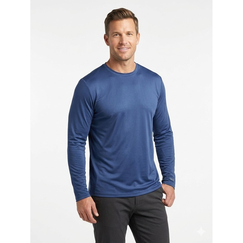 baleaf Mens Surfin Upf 50+ Shirt Sun Long Sleeve Blue XL